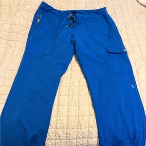 Healing hands royal blue scrub pants